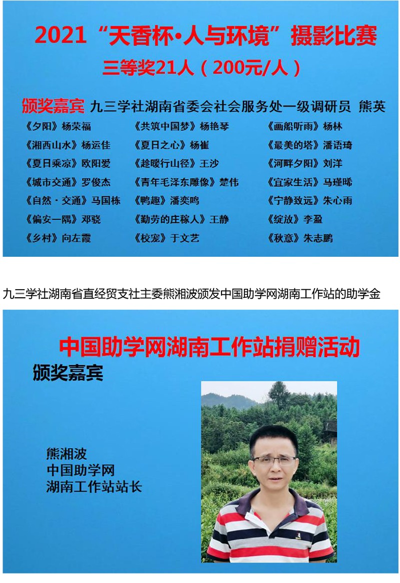 2021年“天香杯·人與環境”