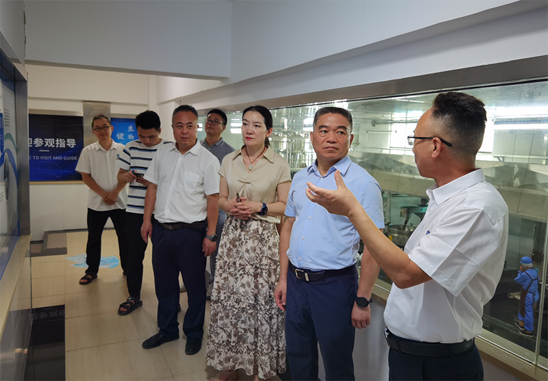邵陽市委常委、常務副市長王永紅一行領導到邵陽紅出貨倉-天香生物產業園考察指導